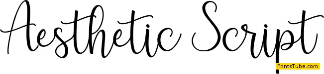 Aesthetic Script
