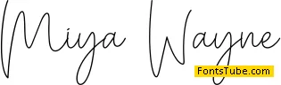 Miya Wayne Font