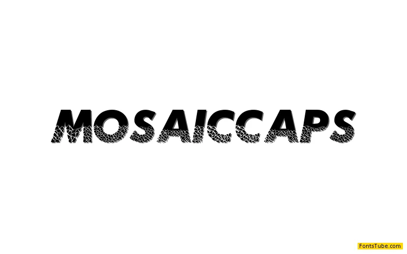 Mosaic Caps Font