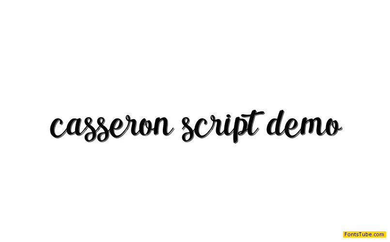 Casseron Font