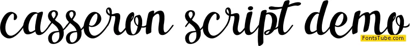 Casseron Font