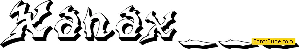 Xanax Font