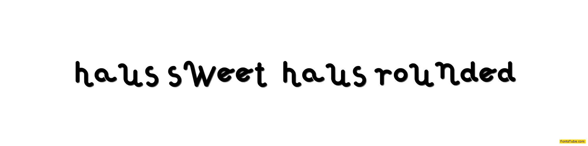 Haus Sweet Haus Font Family