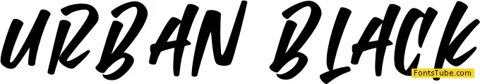 Urban Black Font