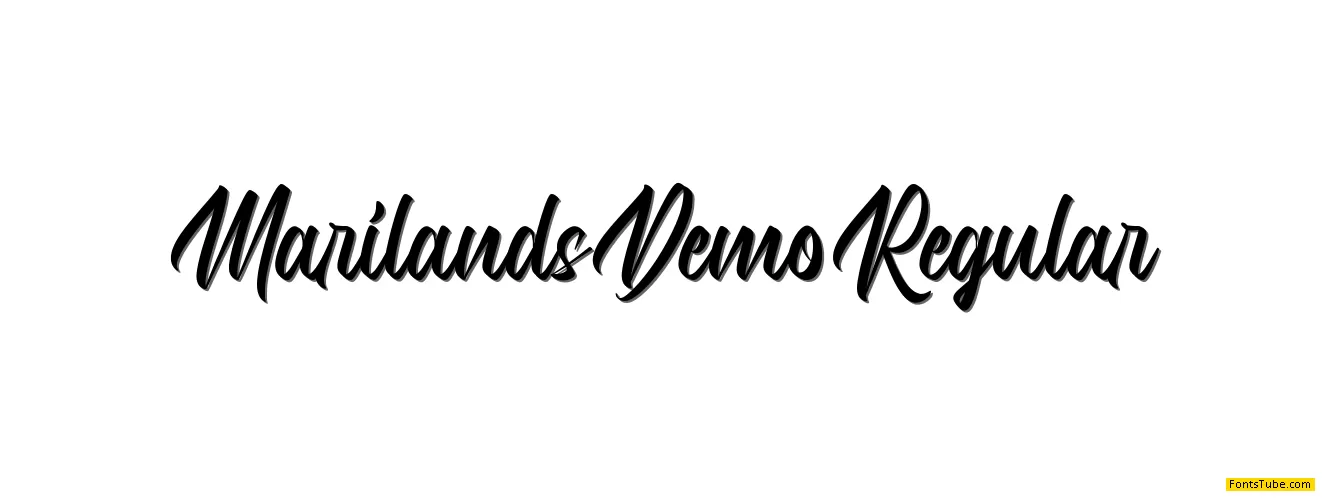 Marilands Demo Font