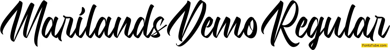 Marilands Demo Font