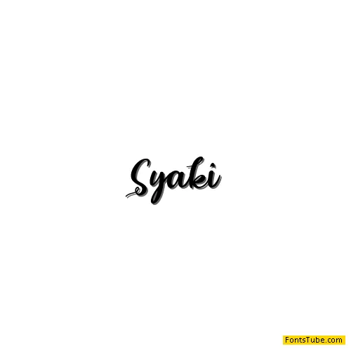 Syaki