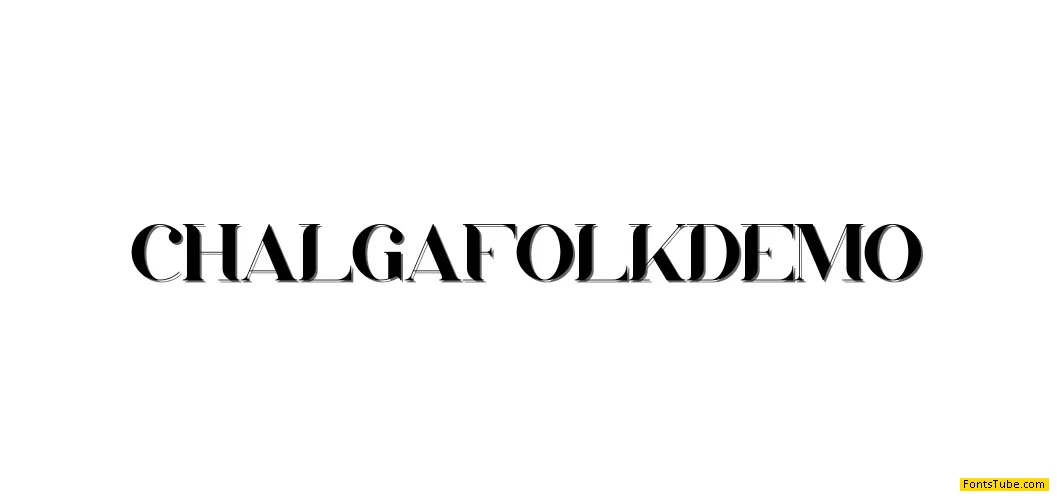 Chalga Folk Demo Font
