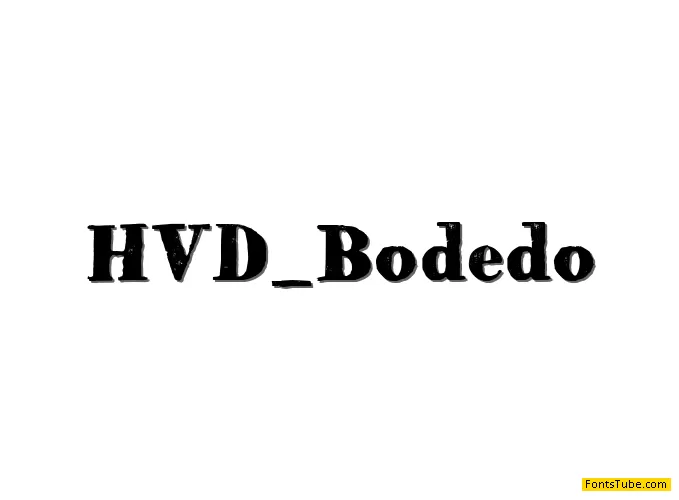 HVD Bodedo Font