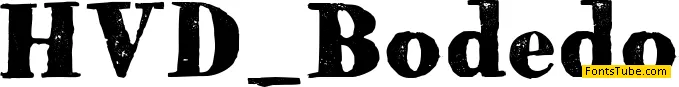 HVD Bodedo Font