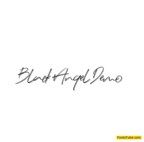 Black Angel Font
