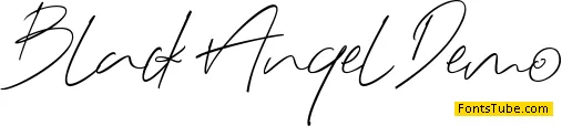 Black Angel Font