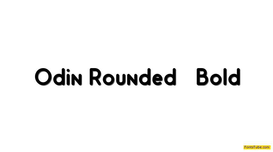 Odin Rounded Font Family