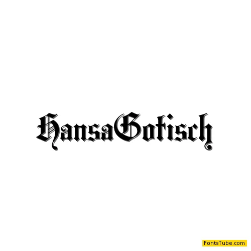 Hansa Gotisch Font