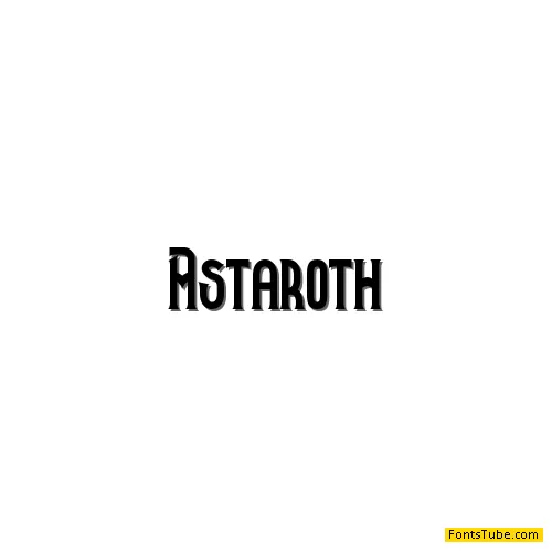 Astaroth Font