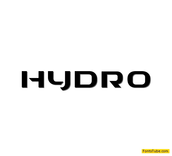 HYDRO Font Family