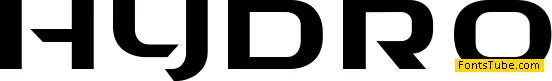 HYDRO Font Family