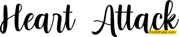 Heart Attack Font