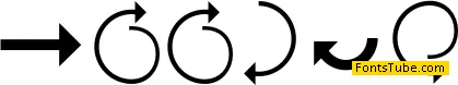 Arrows Font