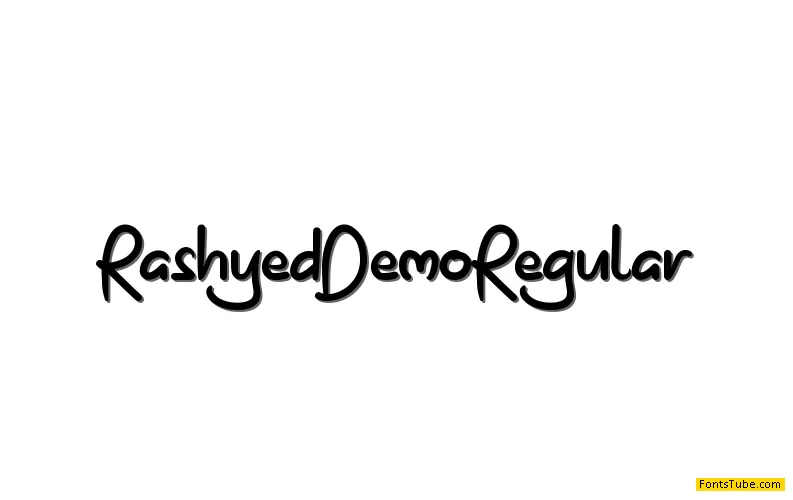 Rashyed Demo Font