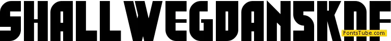 Shall We Gdansk NF Font