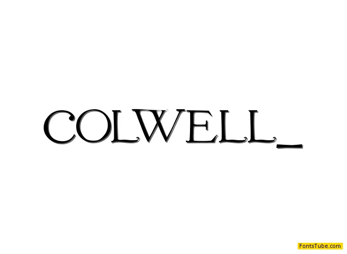 Colwell Font Family