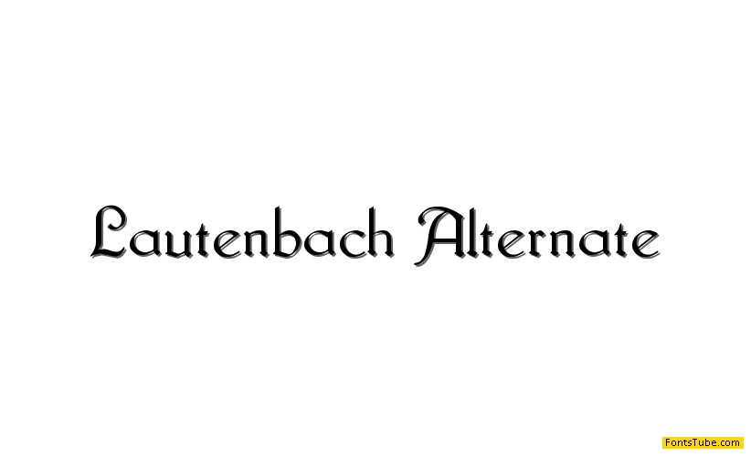 Lautenbach Font Family