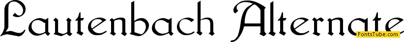 Lautenbach Font Family