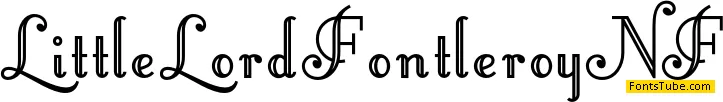 Little Lord Fontleroy NF Font