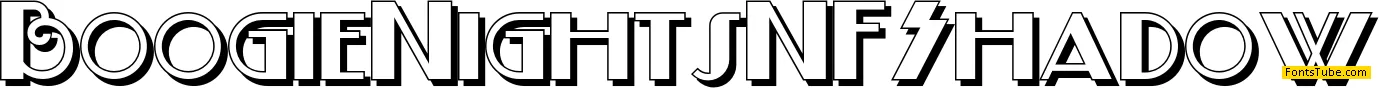 Boogie Nights NF Font Family