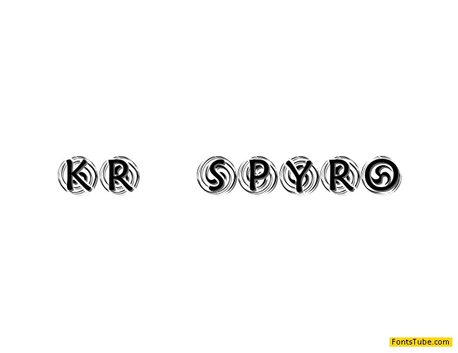 KR Spyro Font
