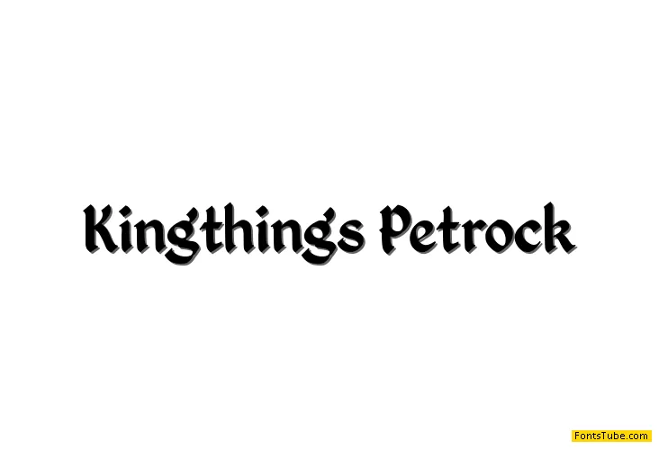 Kingthings Petrock Font Family