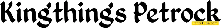 Kingthings Petrock Font Family