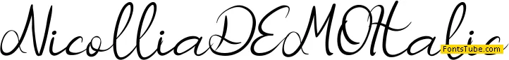 Nicollia DEMO Font Family