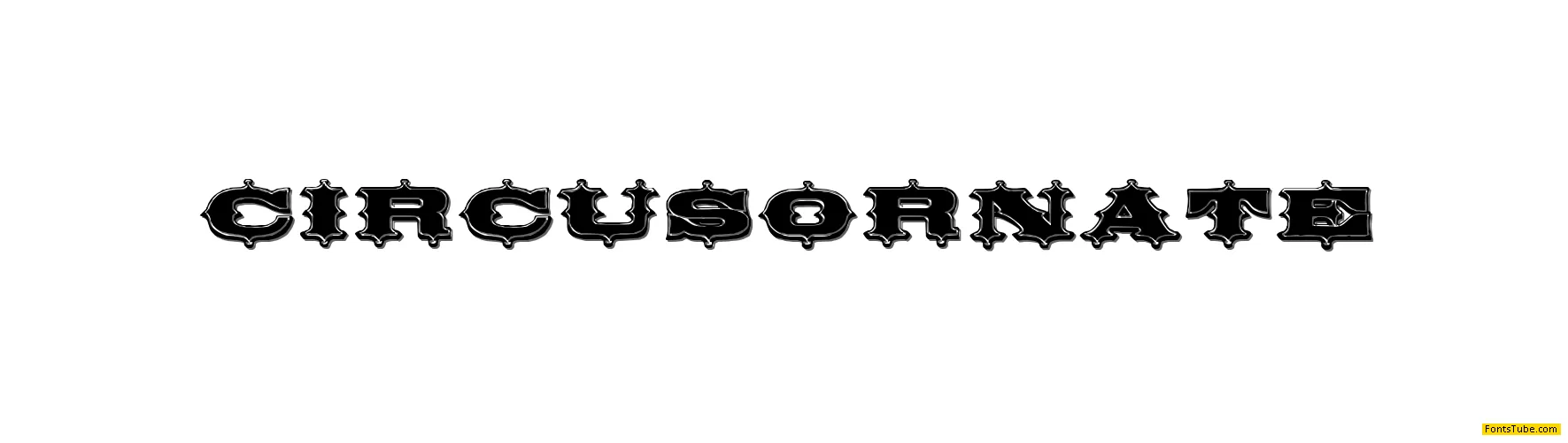 Circus Ornate Font