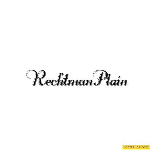 Rechtman Font