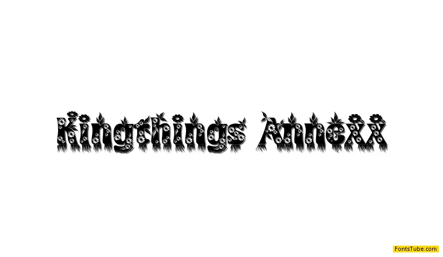 Kingthings Annex Font