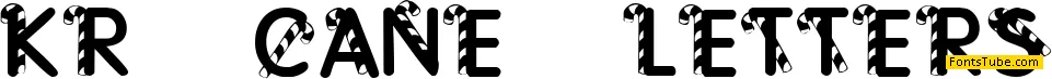 KR Cane Letters Font