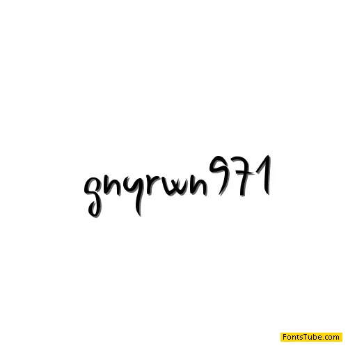Gunny Rewritten Font