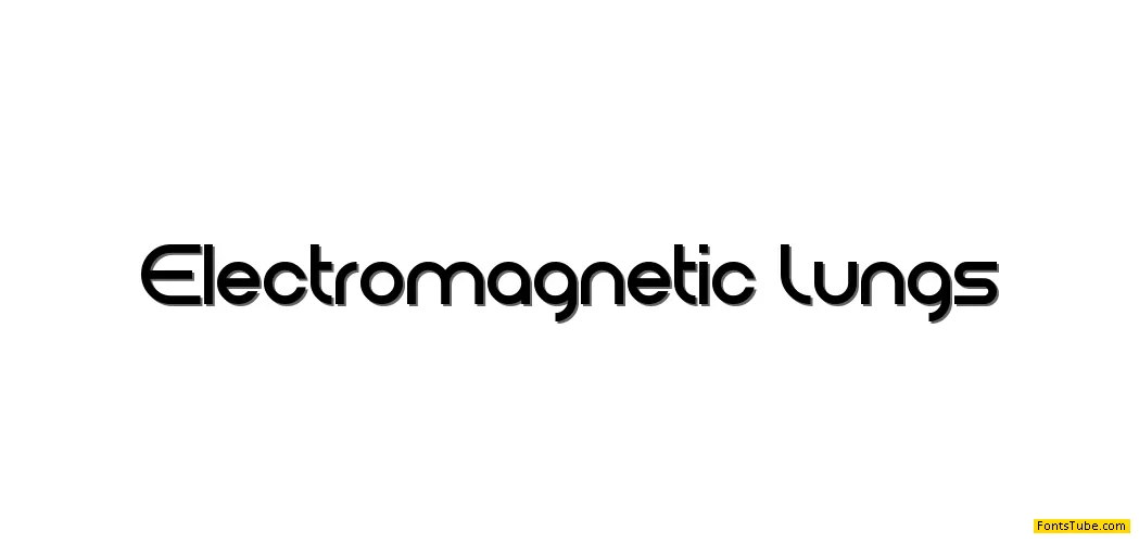 Electromagnetic Lungs Font