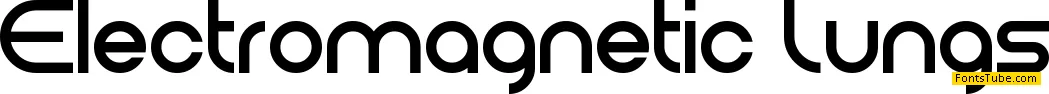 Electromagnetic Lungs Font