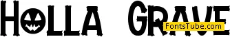 Holla Grave Font