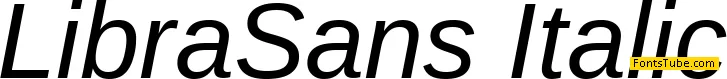Libra Sans Font Family