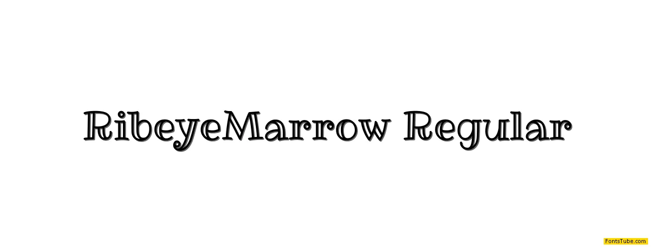 Ribeye Marrow Font