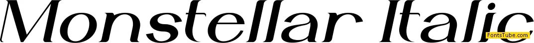 Monstellar Font Family