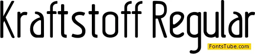 Kraftstoff Font