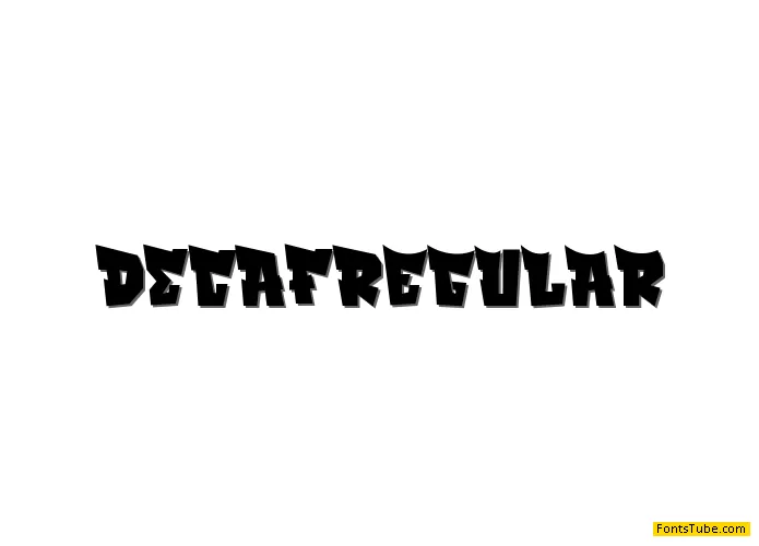 DECAF Font