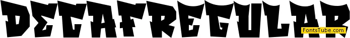 DECAF Font