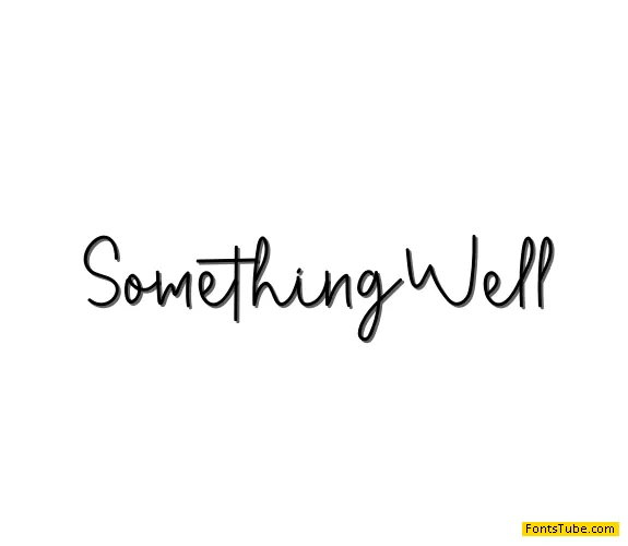 Something Well Font
