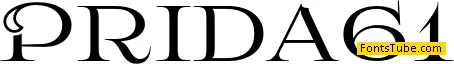 Prida61 Font
